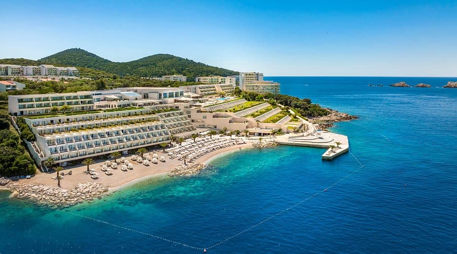 Blick auf das President Valamar Collection Hotel in Dubrovnik, Kroatien